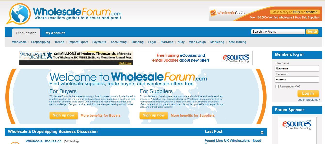 wholesale forum