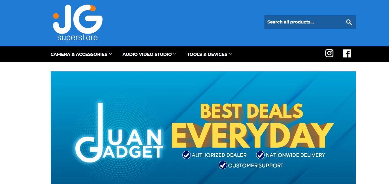 This is a trusted online gadget store in the Philippines. JG Superstore boasts a large product portfolio, with everything from digital cameras and mobile phones to audio/video equipment and phone accessories.