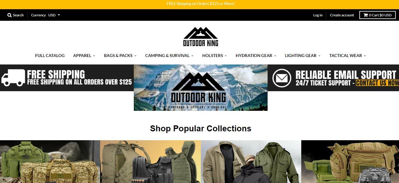 outdoor king store