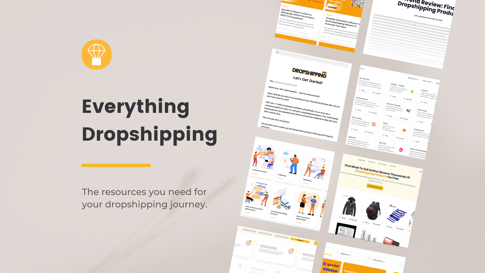 dropshipping.com advertising kit