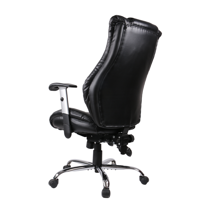 Mydepot DR PU Leather Office Executive Rocking Chair High Back, C-0566-BK
