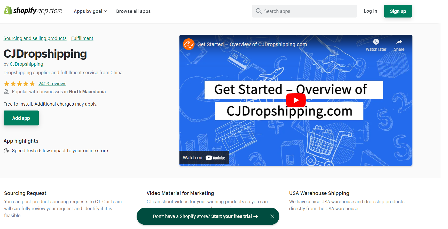 cjdropshipping tool shopify 