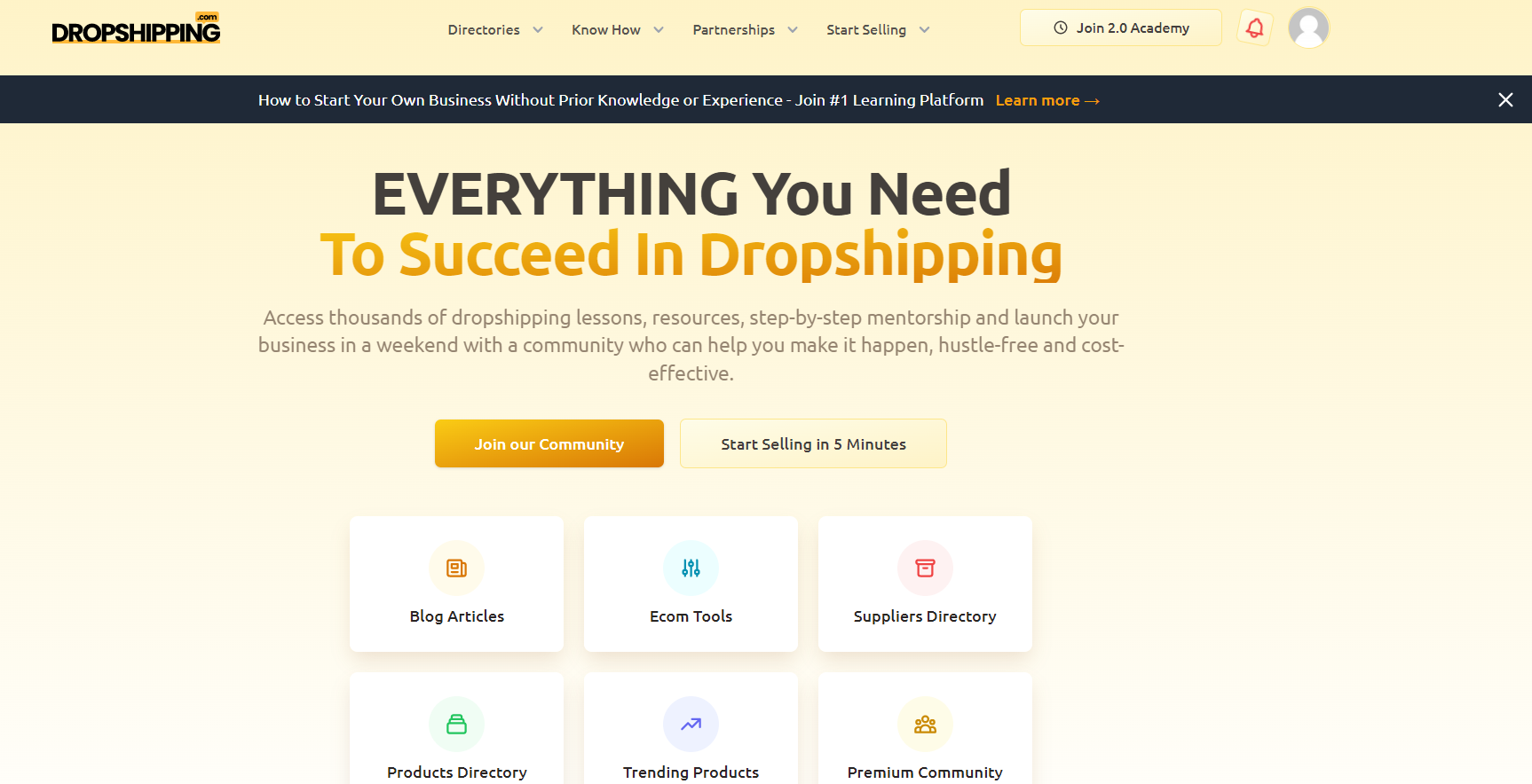 dropshipping.com winning products