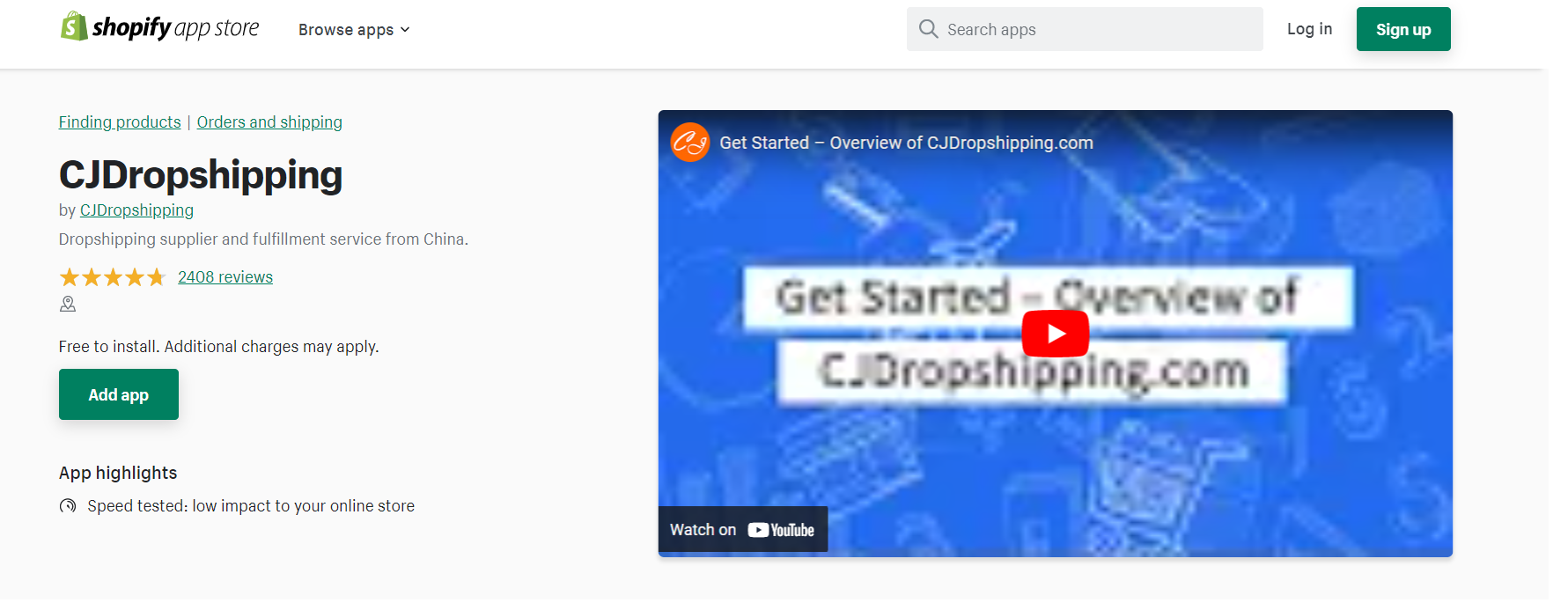 cj dropshipping app