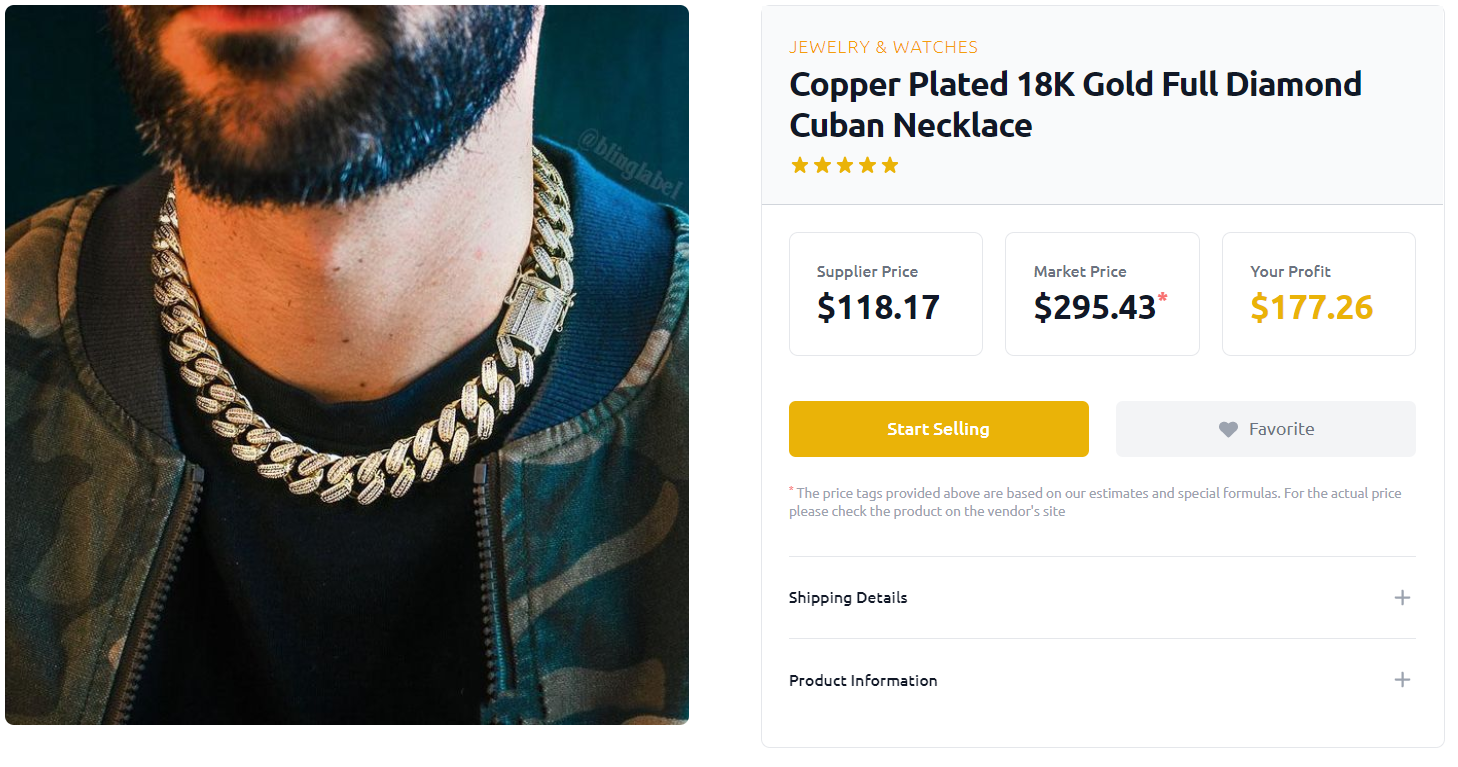 jewelry dropshipping