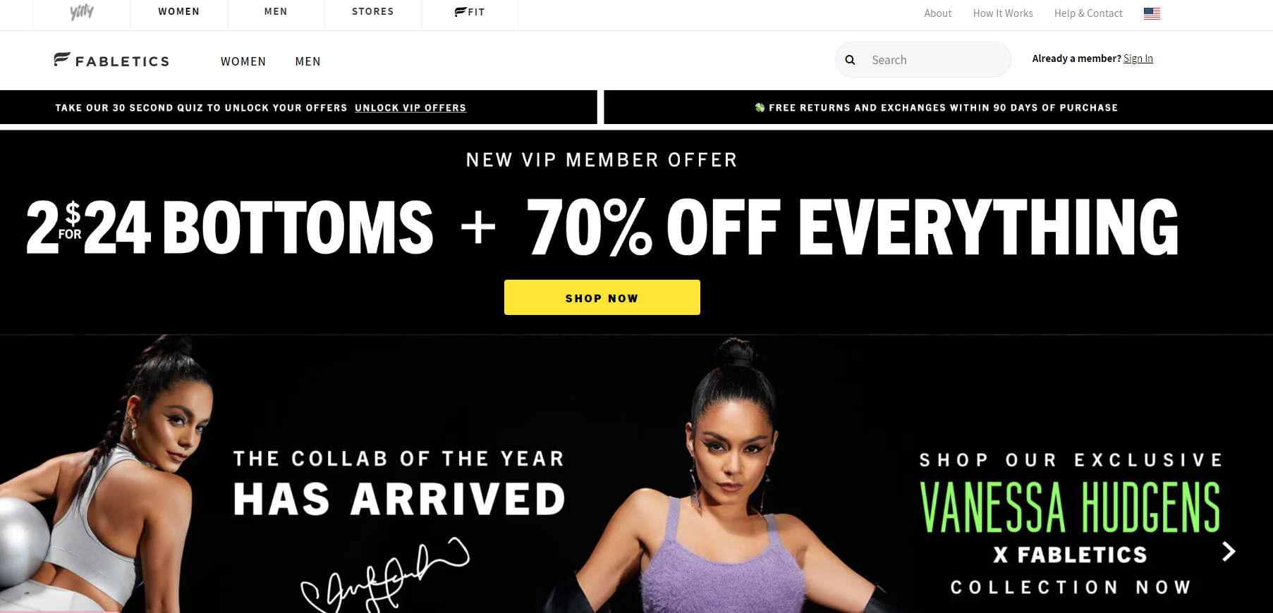 fabletics dropshipping store