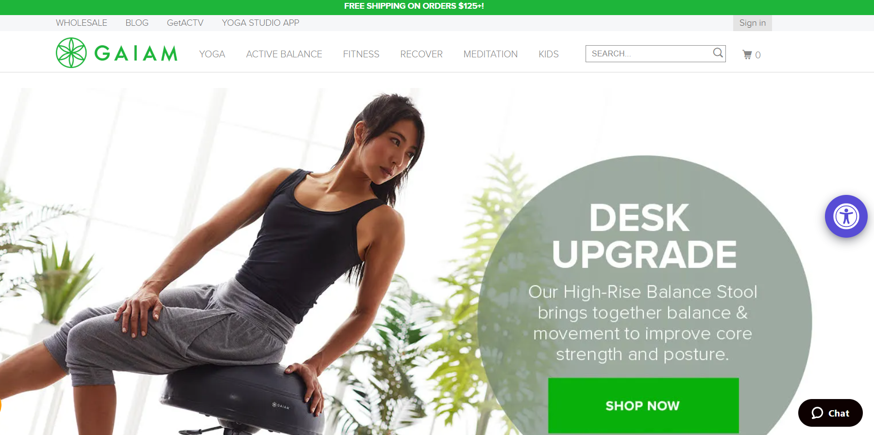 gaiam fitness website