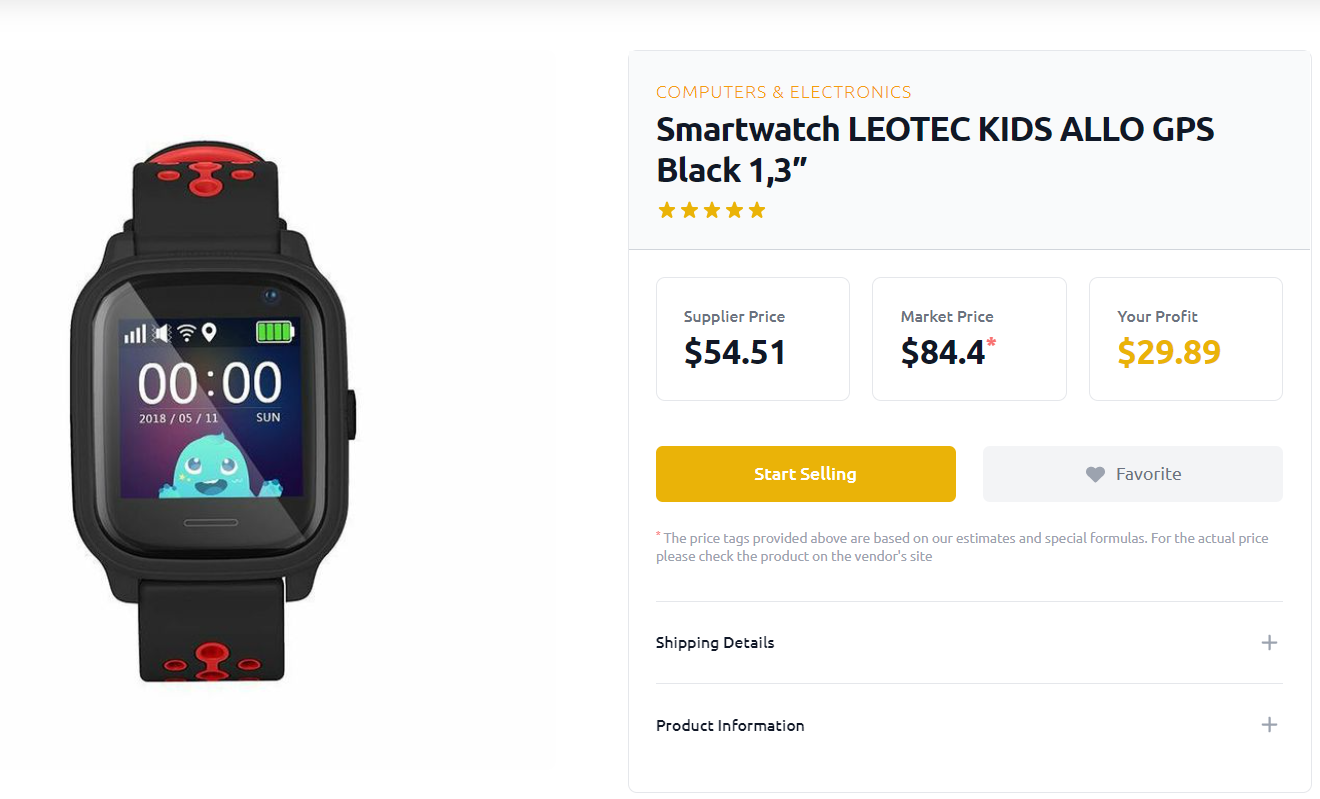 smartwatch dropshipping