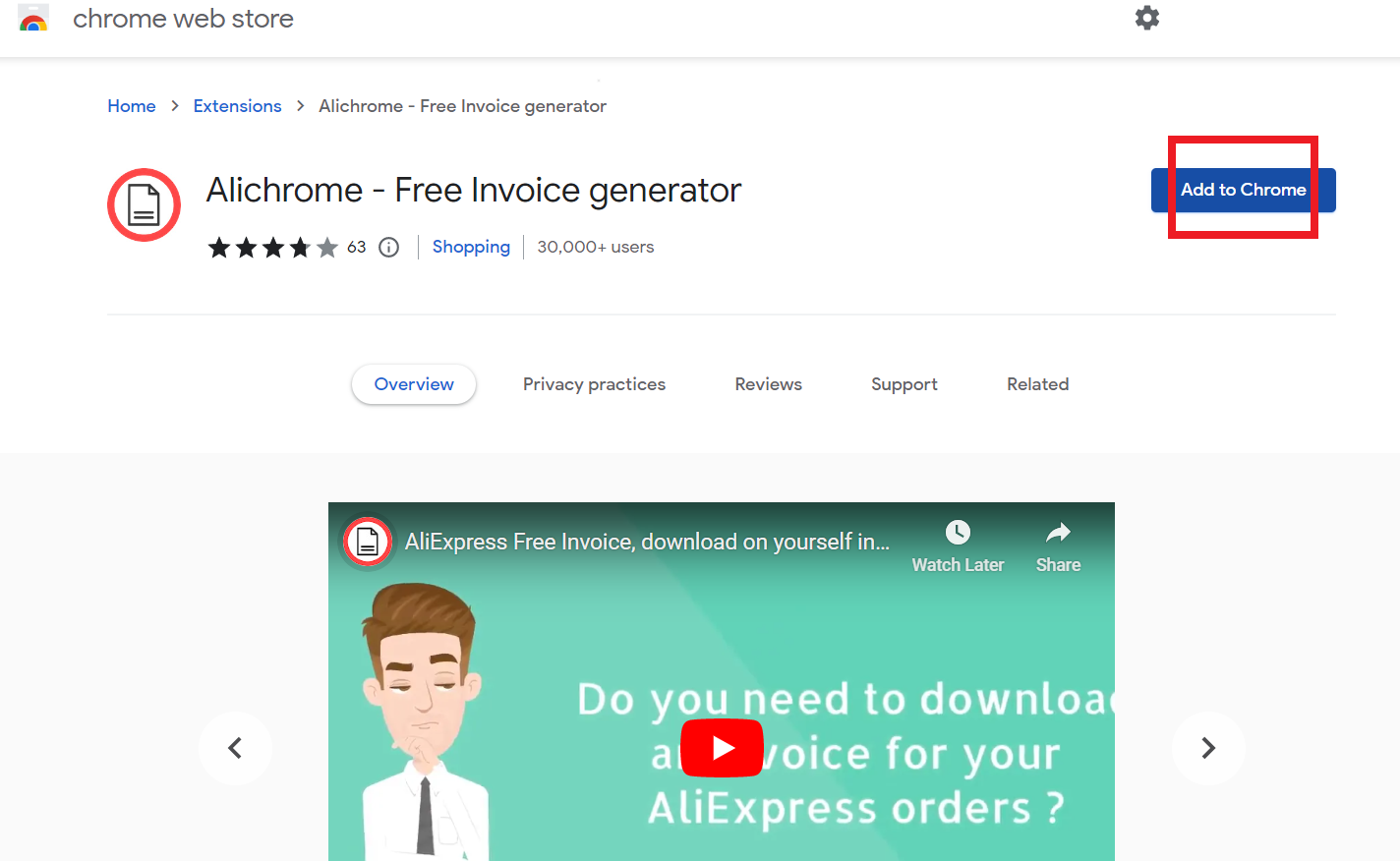 aliexpress chrome extensions