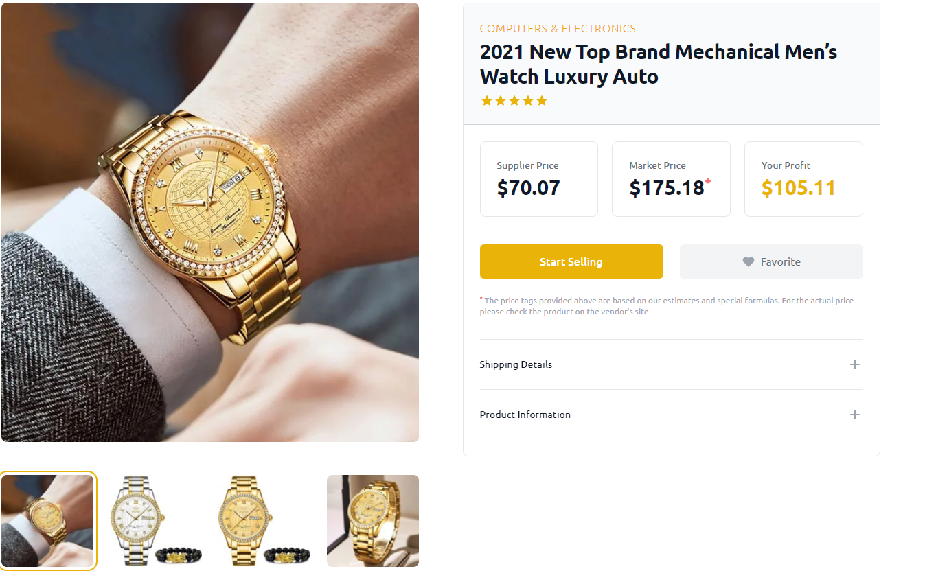 Dropship Fashion Mens Watches Luxury Bracelet Set Man Business
