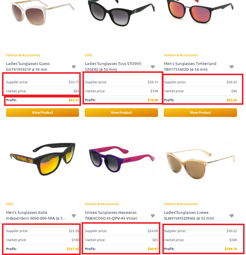 LV CD GG DG dropshipping GLASSES, Tienda en Línea