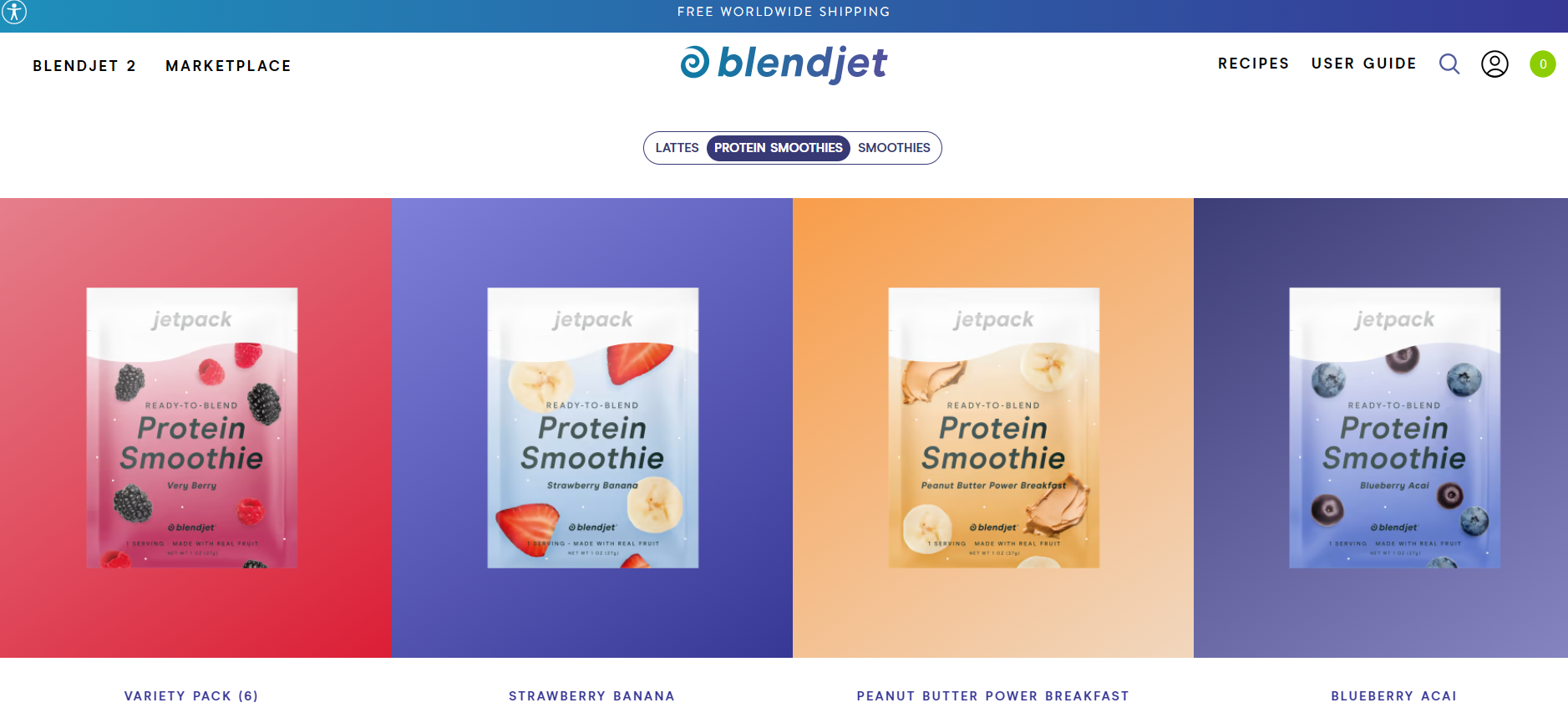 JetPack Protein Smoothies Reviews & Info (from Blendjet)