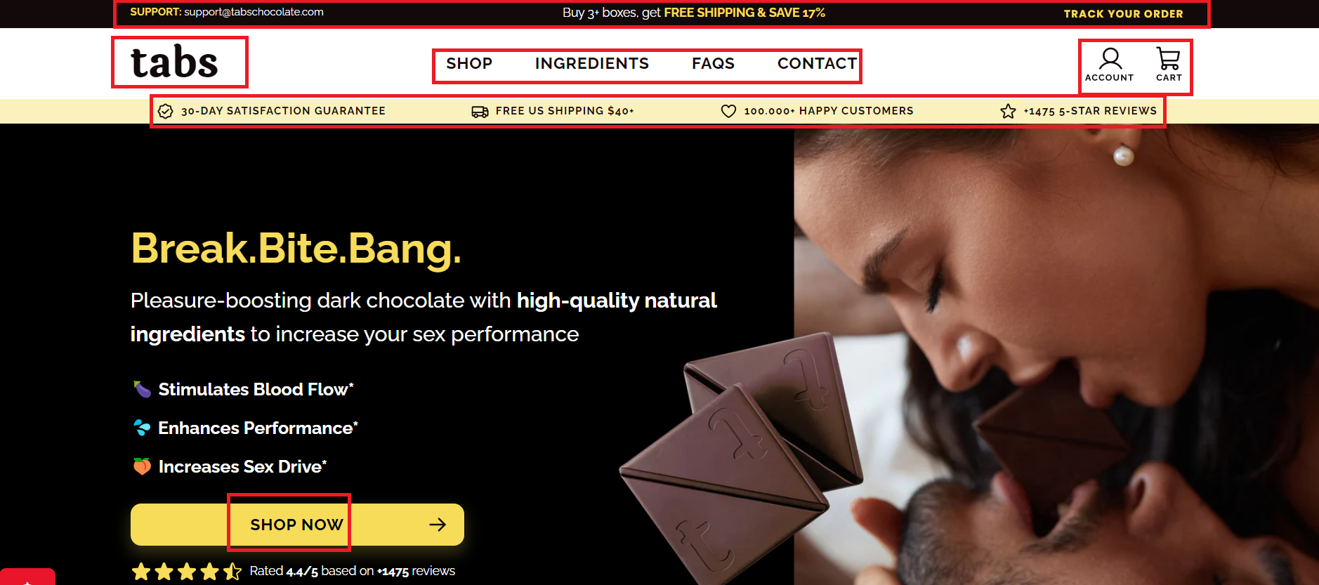 Tabs Chocolate Review: The Top Aphrodisiac Chocolate?