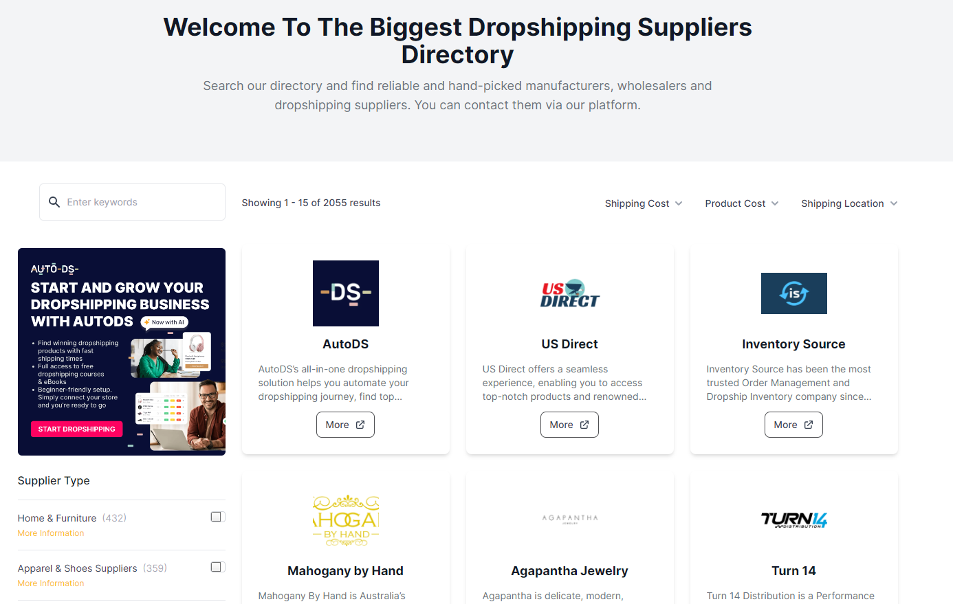 dropship ecommerce business plan