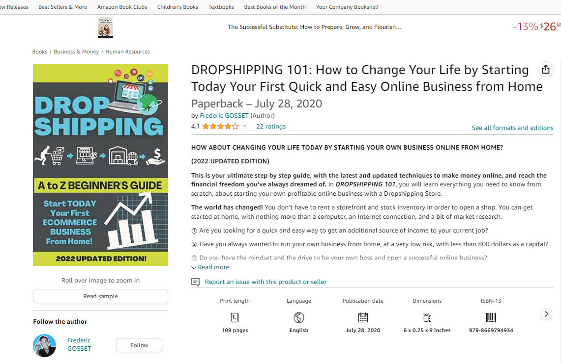 Dropshipping 101, by Frederic Gosset