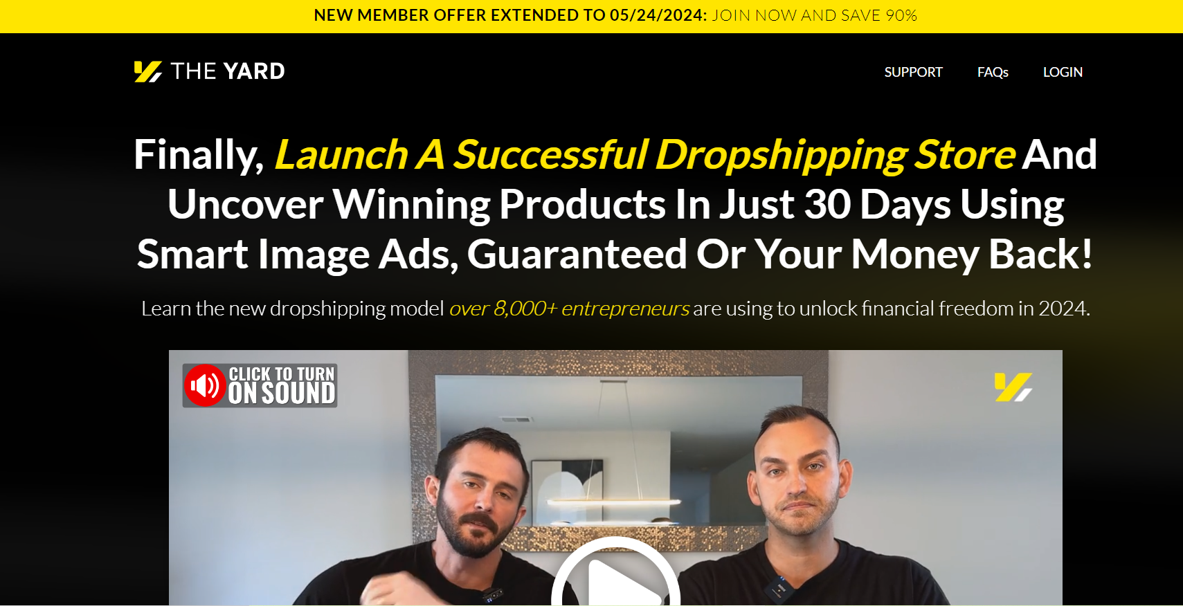 The Yard Elite Dropshipping Course is a comprehensive program designed to provide you with everything you need to start and succeed in your dropshipping journey.
