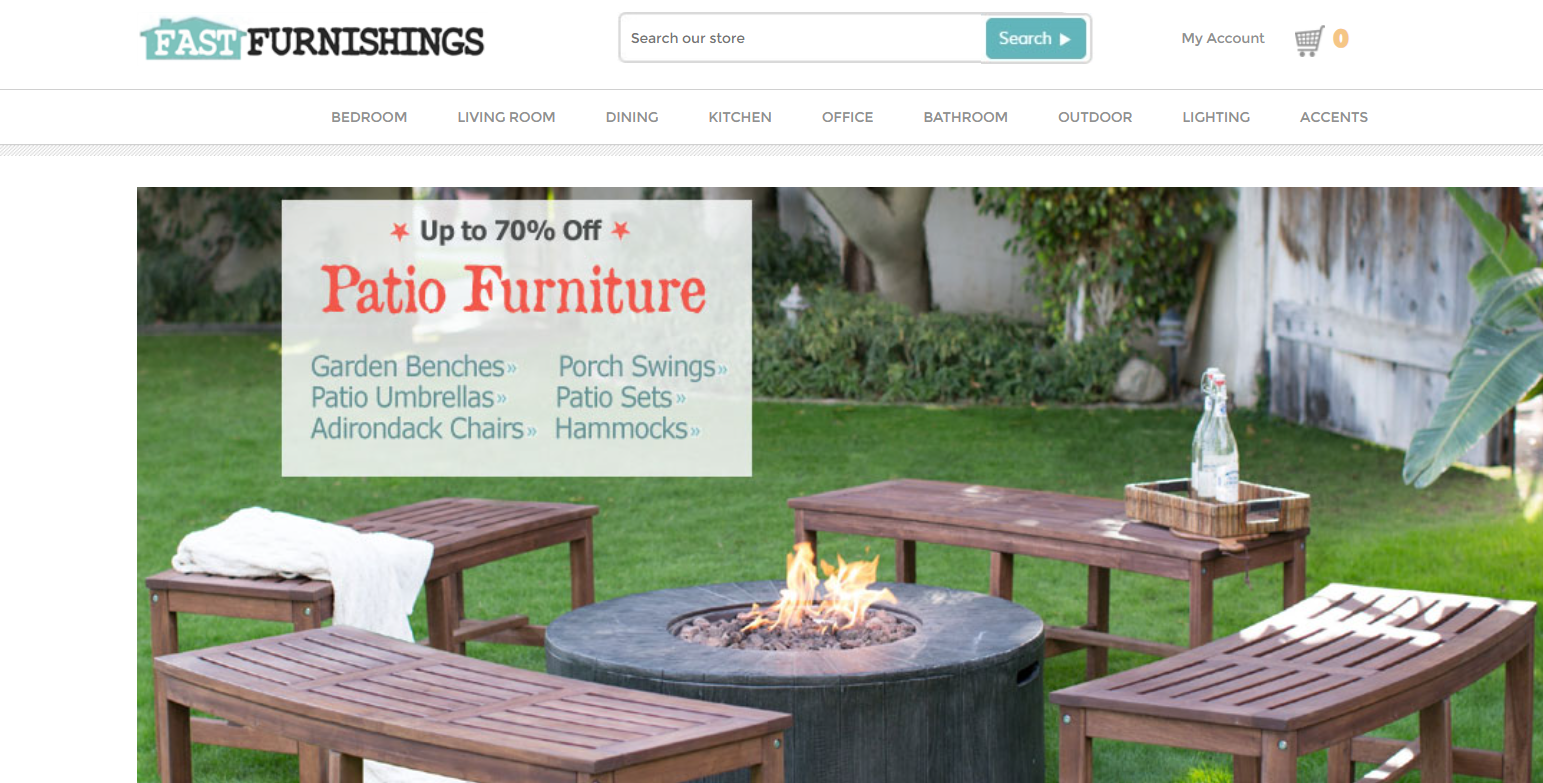 FastFurnishings is a U.S. wholesale and dropshipping supplier of backyard and home furniture. Not to mention, they have over 3000 home furnishing products to sell on eBay or personal websites.